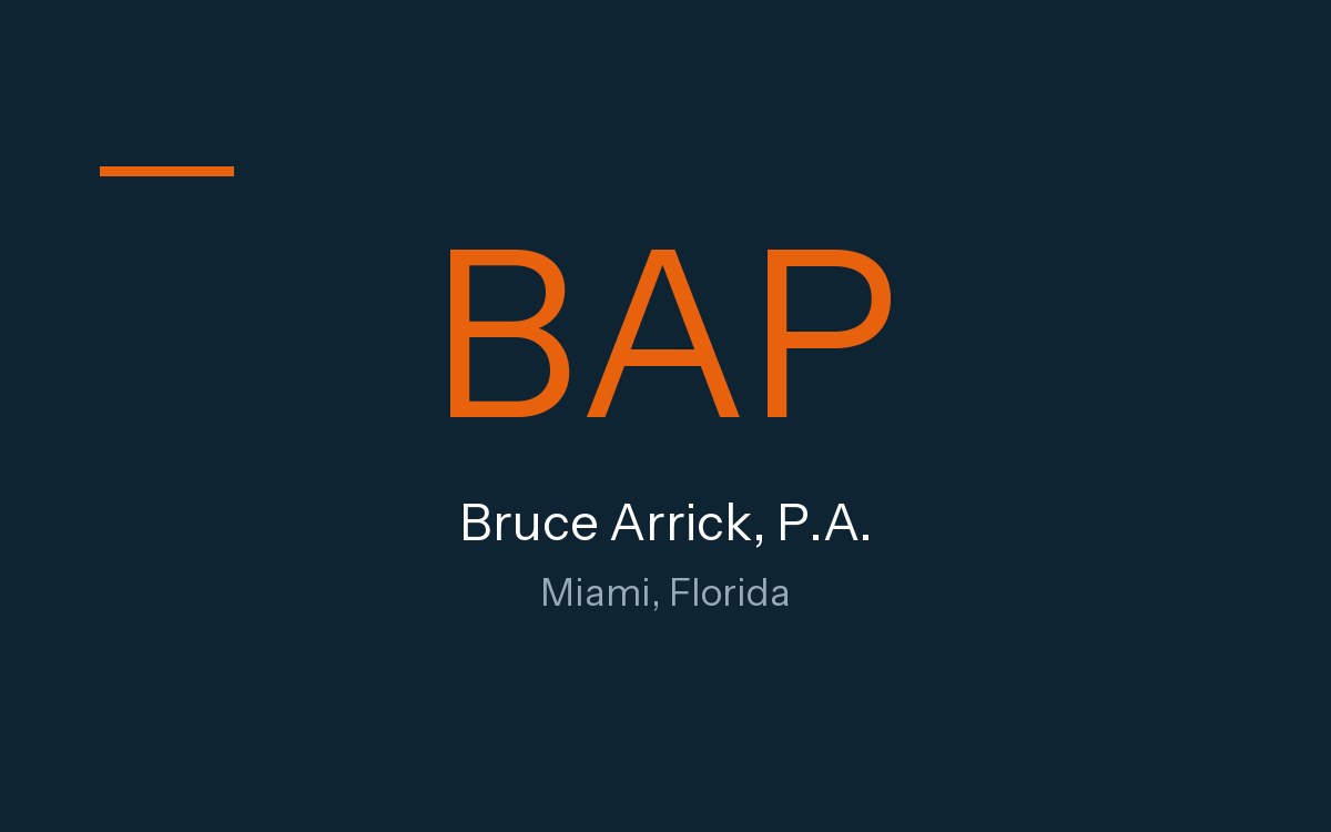 Bruce Arrick, P.A.