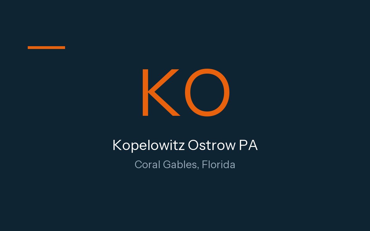 Kopelowitz Ostrow PA