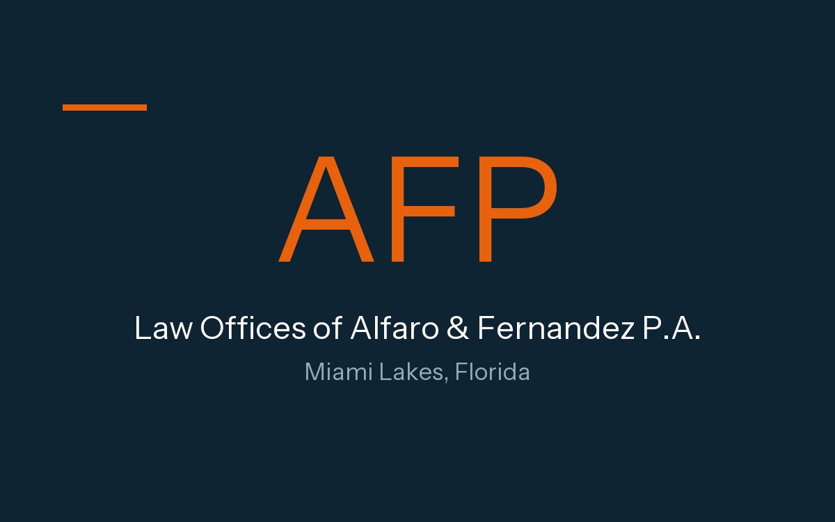 Law Offices of Alfaro & Fernandez P.A.