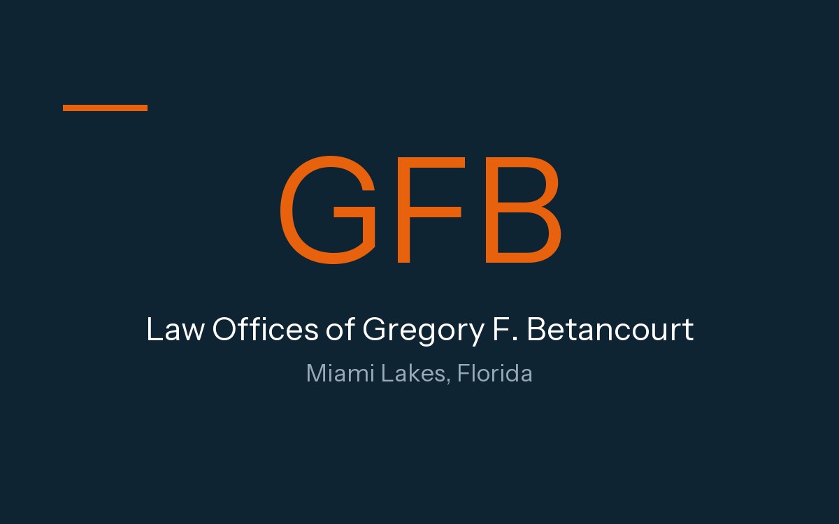 Law Offices of Gregory F. Betancourt