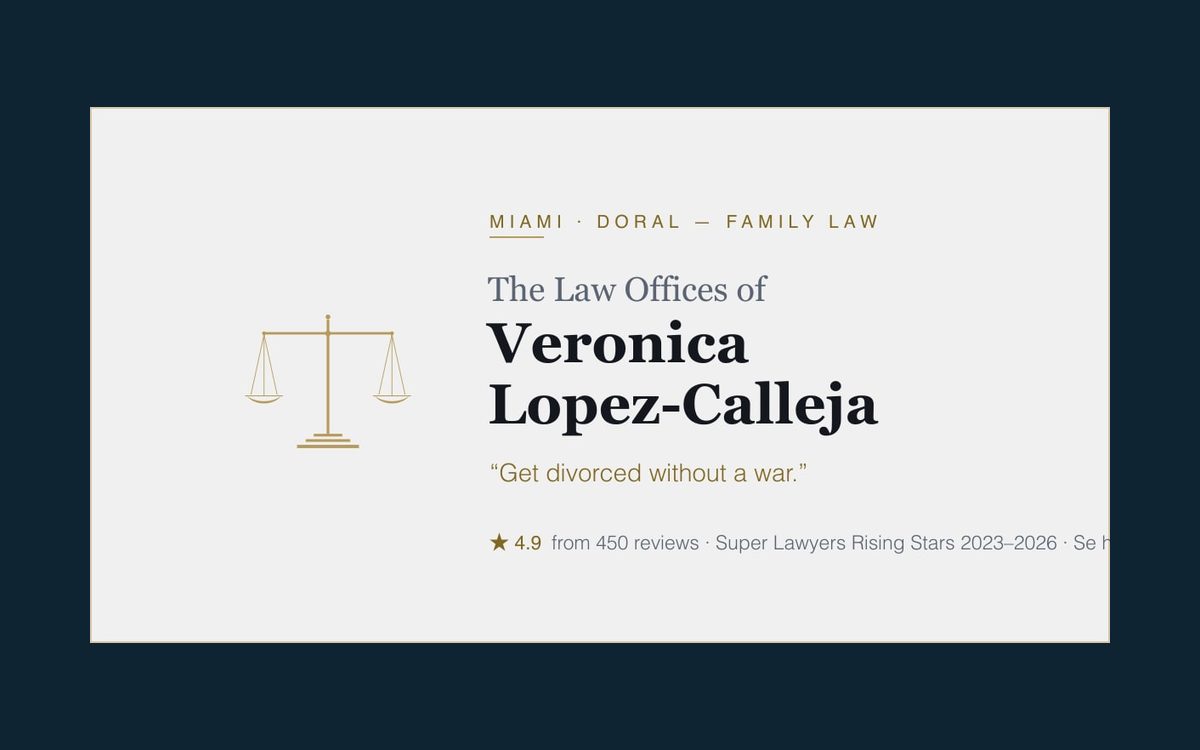 Law Offices of Veronica Lopez-Calleja, PA - Palmetto Bay