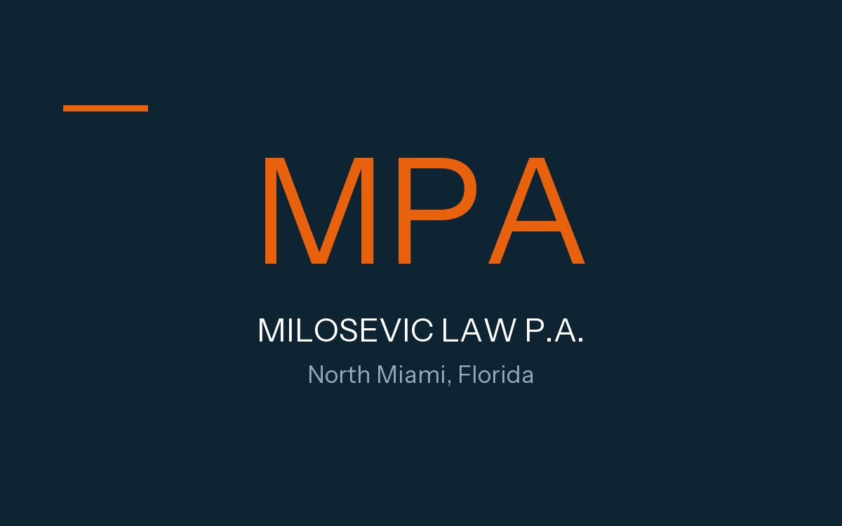 MILOSEVIC LAW P.A.