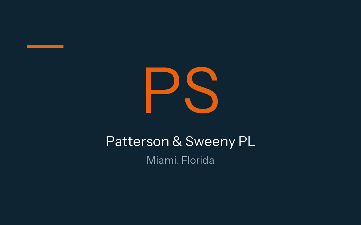 Patterson & Sweeny PL